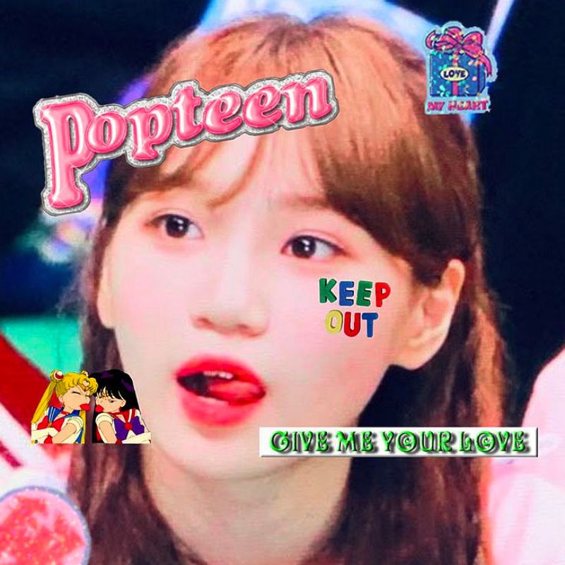 Izone Weeekly Rewind blossom (kartu foto lucu)