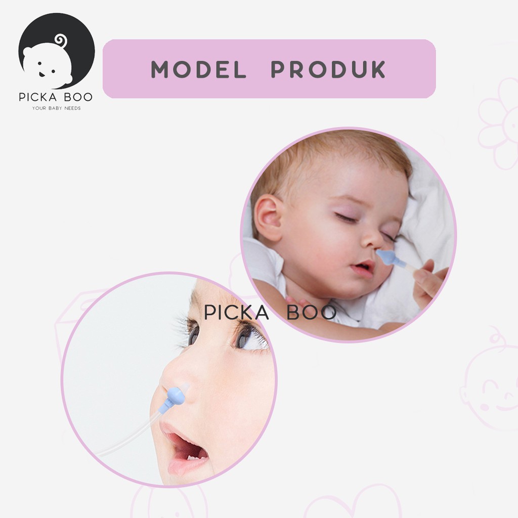 PICKA BOO Nasal Aspirator Alat Bantu Sedot Ingus Bayi Bentuk Selang