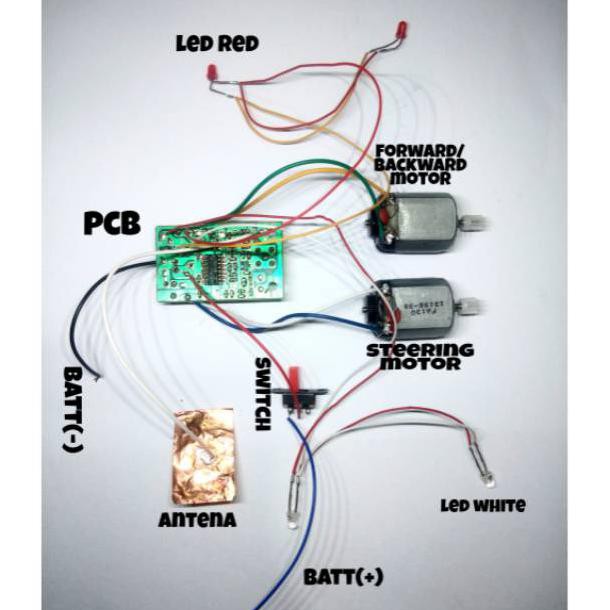 BEST PRODUK COD PCB01 KOMPLIT MODUL PCB RC DAN REMOTE RC MOBIL RC 4CH /  PCB RC  MODUL RC CRAWLER