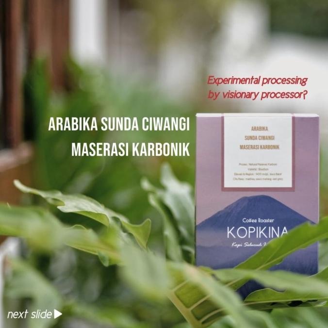 

Kopi Arabika Ciwangi Maserasi Karbonik 200gr -Diskon Besar