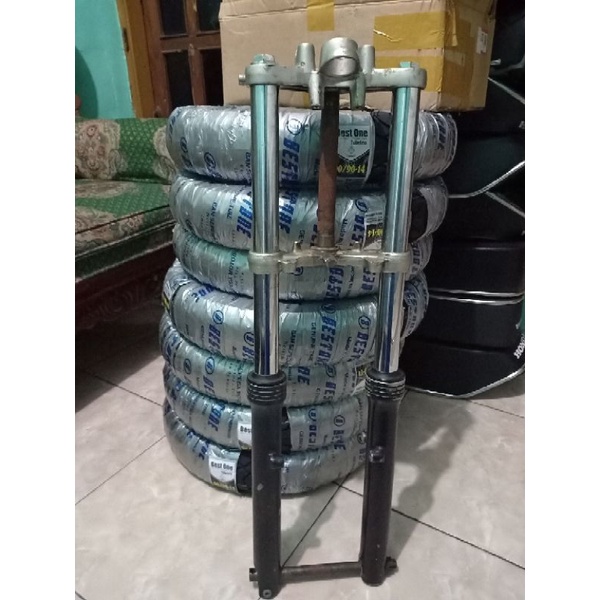 skok shock sekok depan Kawasaki ninja RR Original copotan PNP CB GL Megapro Tiger