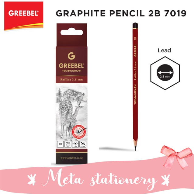 

Pensil 2B Greebel Hexagonal 7019 (12pc)