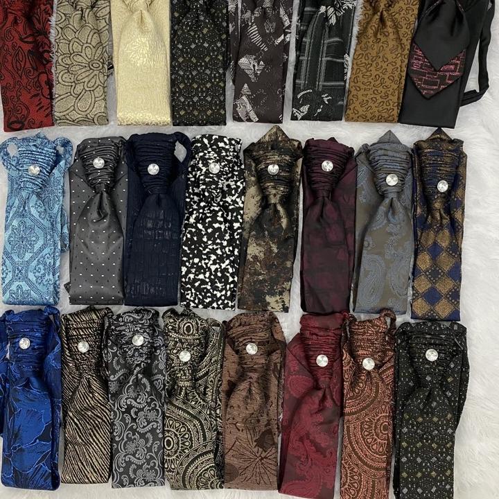 ☪ Dasi dan Pocket Kerut Dasi Formal Dasi Polos Dasi Pria Dasi dan Sapu Tangan Pengantin Dasi Wedding