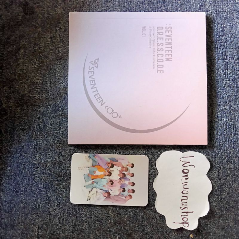 AO+ SEVENTEEN PHOTOBOOK DAN PHOTOCARD SET