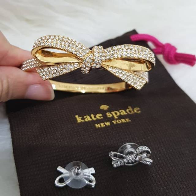 NEW kate spade bracelet and earings authentic / bangle / gelang dan anting branded original