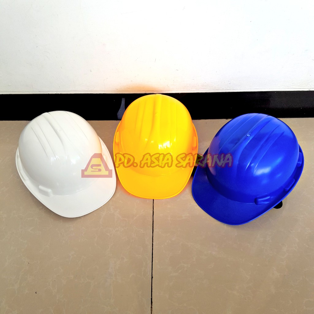 Jual Safety Helmet Full Set Pilih Warna / Helm Proyek / Helem Bangunan ...