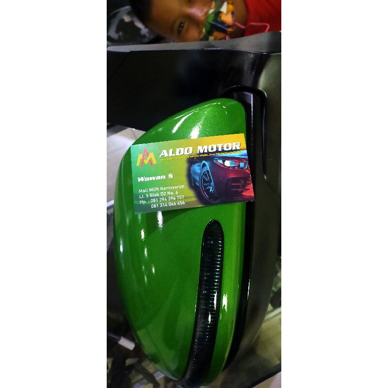 SPION MAZDA2 MAZDA 2 HIJAU METALIK