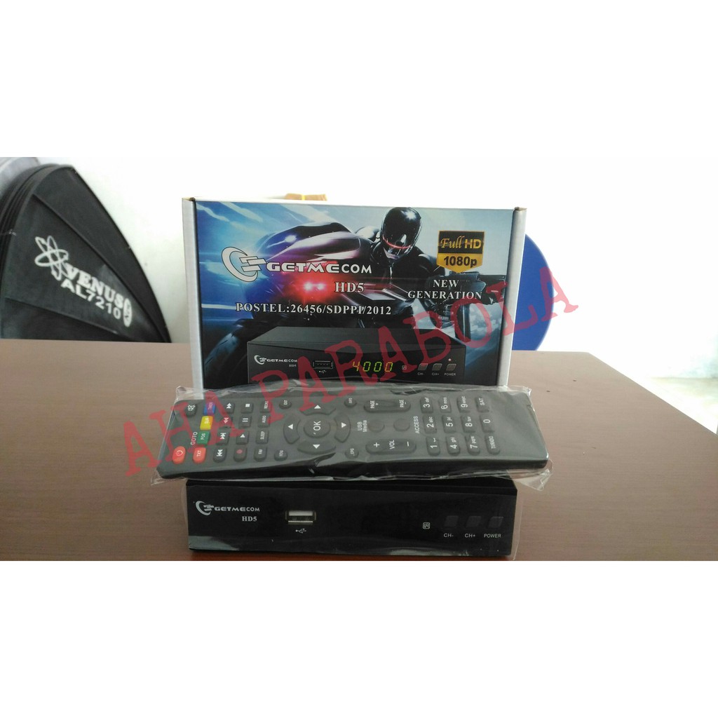 Receiver Parabola HD Merk Getmecom HD5 Guoxin