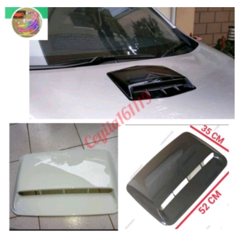 Air Flow Scop Variasi kap mesin Mobil All new Brio 2018 Up