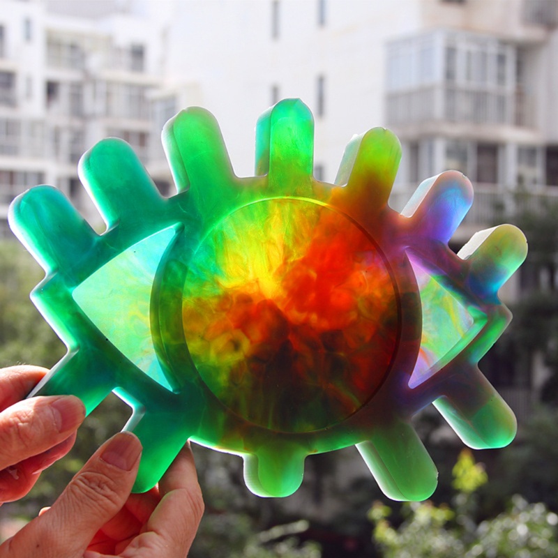 Siy Cetakan Cermin Makeup Diy Bentuk Mata Besar Bahan Silikon Untuk Dekorasi Rumah