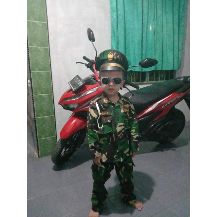 COD !! GROSIR PROFESI ANAK LORENG KOWAD PET SERAGAM LORENG ANAK PDL ANAK TK CARNAVAL LORENG MURAH