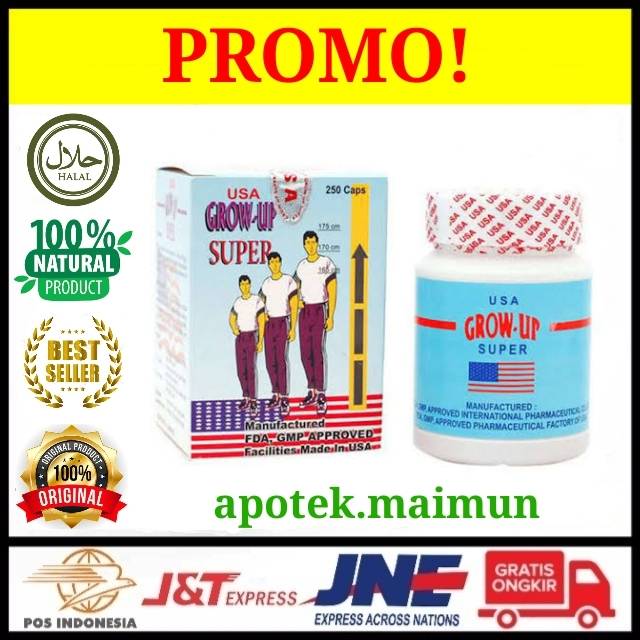 GROW UP SUPER USA Asli Obat Peninggi Badan Terbaik