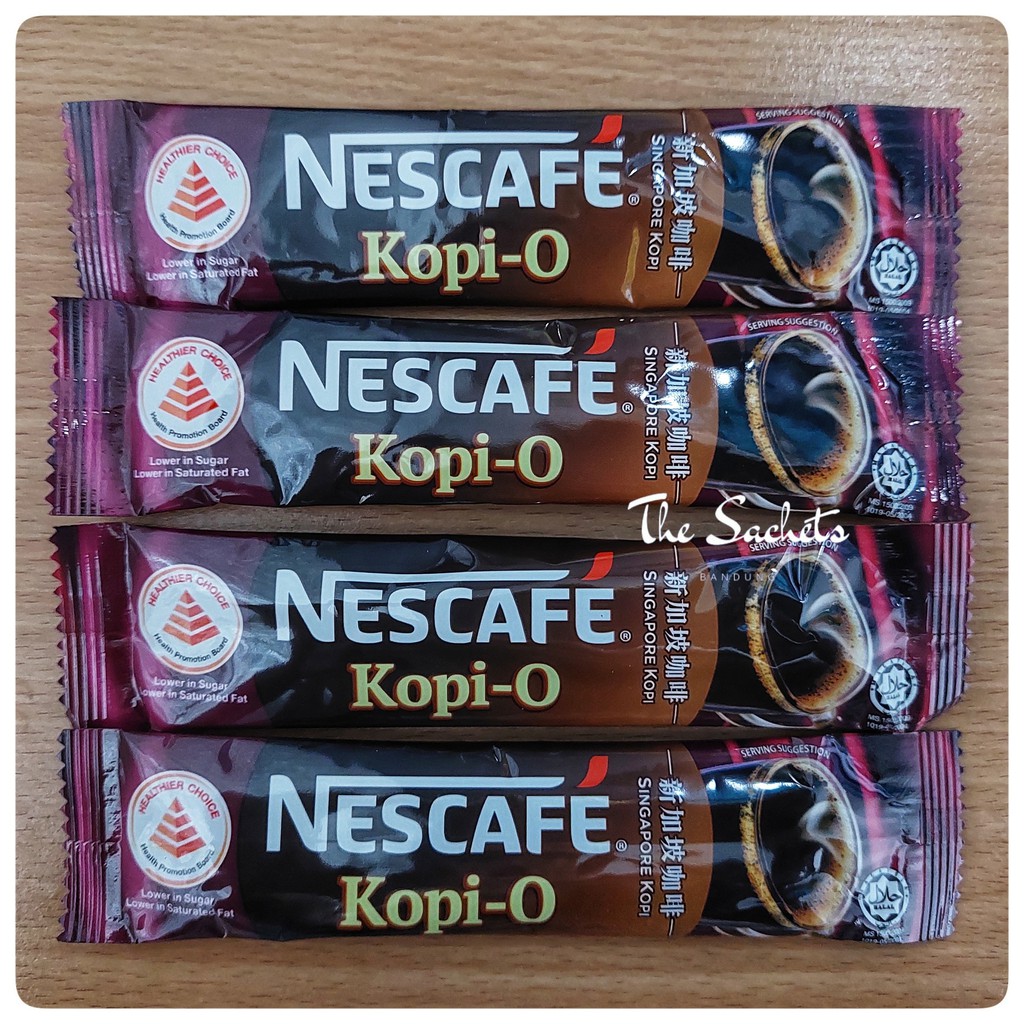 Nescafe Kopi O Singapore Gao Siew Dai Sachet