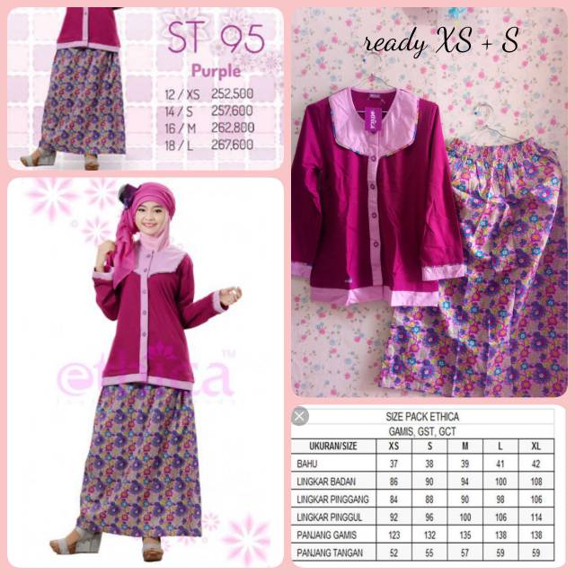 Ethica Tunik Gamis Diskon Rok Free Ongkir Shopee Indonesia