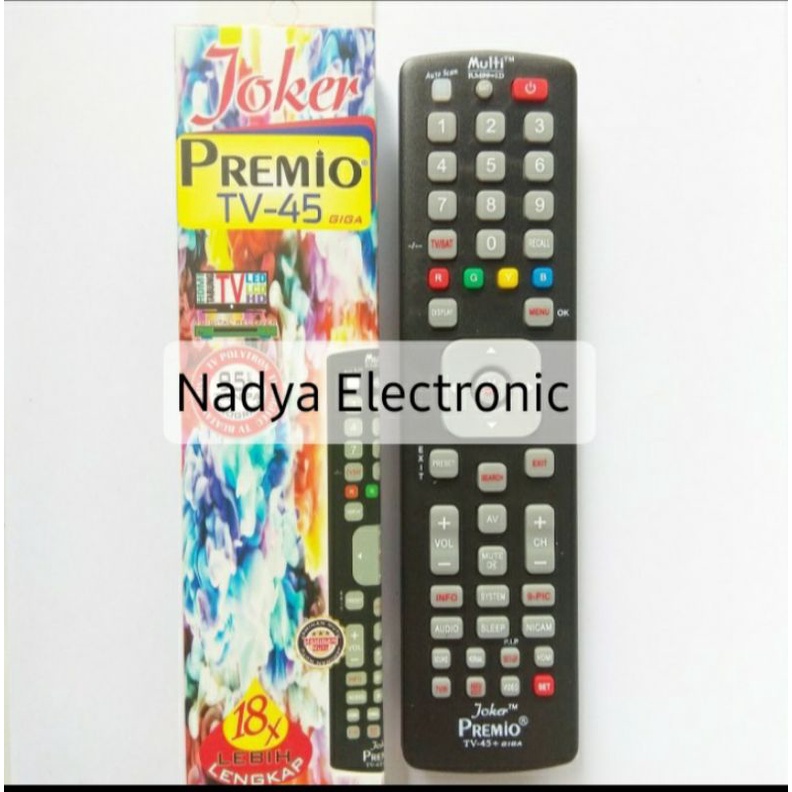 REMOTE REMOT TV LED LCD COOCAA HAIER HISENSE HITACHI MULTI UNIVERSAL