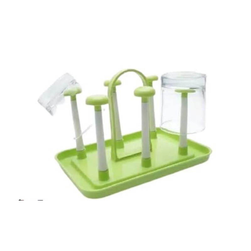 Hot Item Stand Gelas Plastik/Wadah Tempat Penyimpanan Gelas