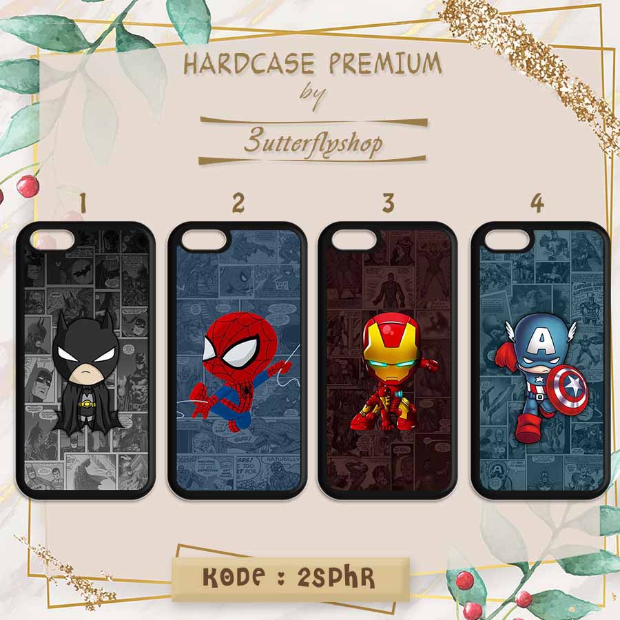 [HARDCASE] Superhero marvel mini case Oppo Vivo Realme Redmi Xiaomi Samsung Iphone