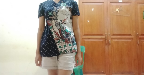 Baju Batik Wanita - Dress Batik Wanita 494 New