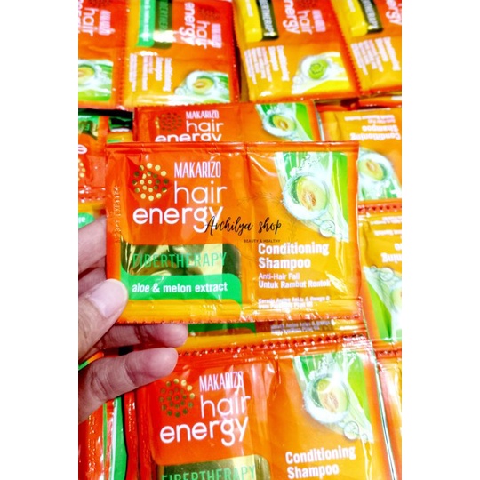 Shampo Makarizo Aloe &amp; Melon Conditioning Shampoo Sachet 10ml