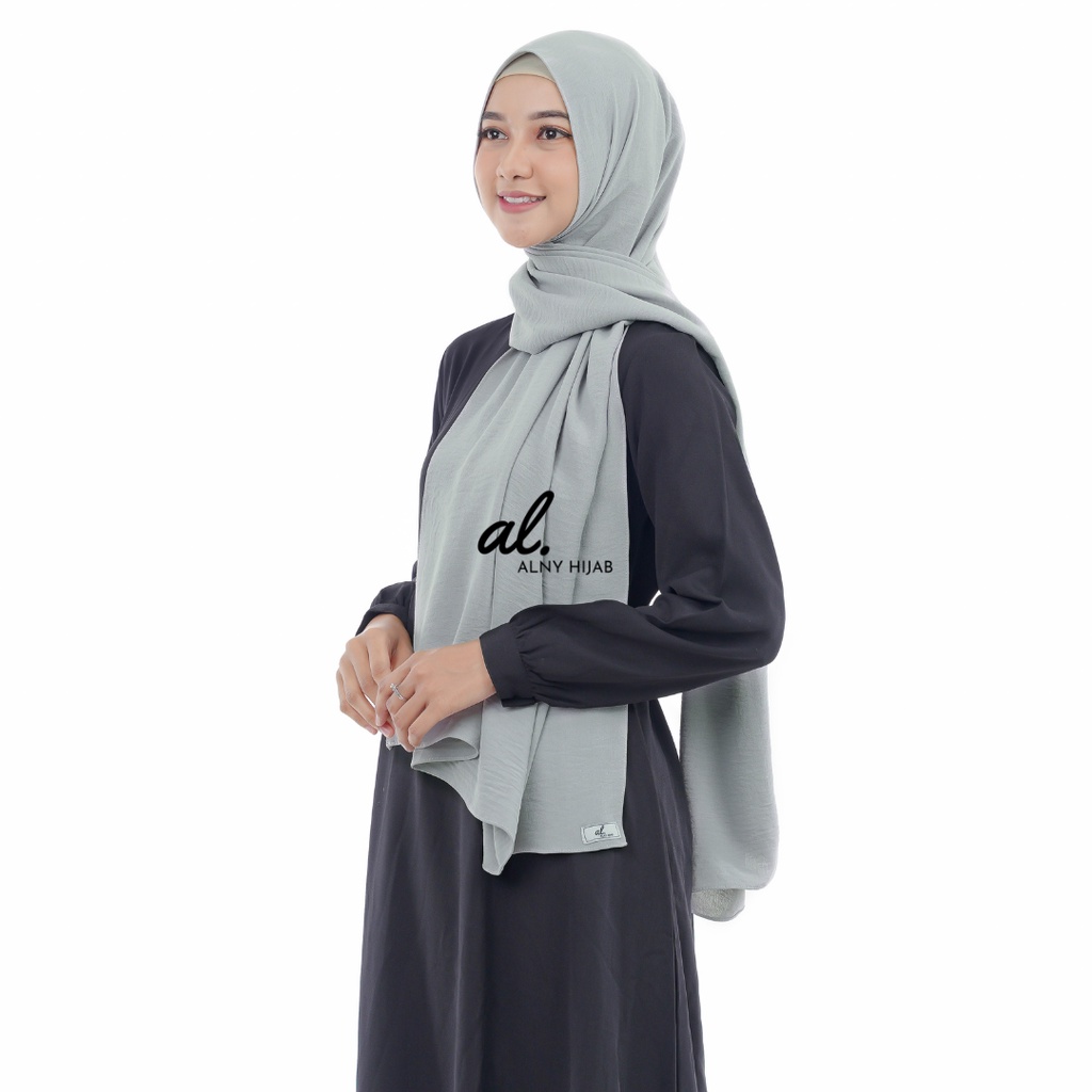 Alny Hijab - Pashmina Crinkle Airflow Premium