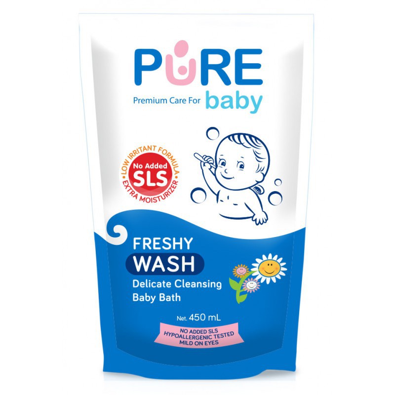 Pure Baby Bath Wash Freshy Refill - 450 ml