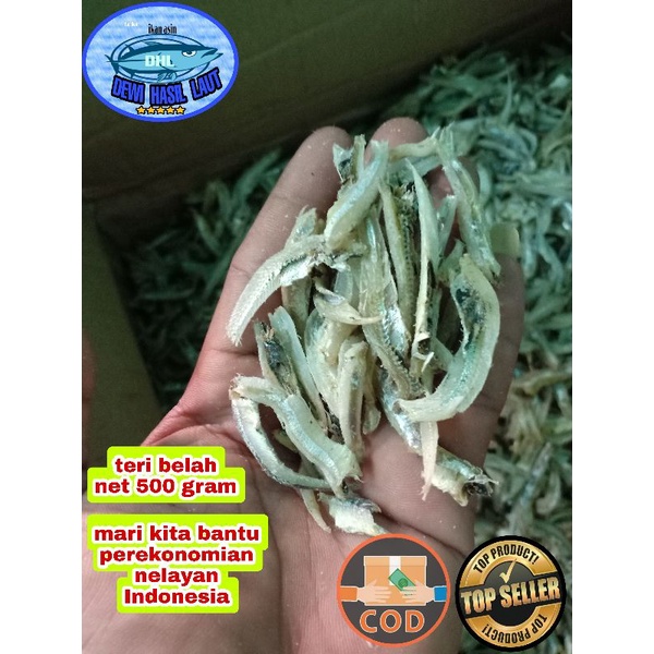 

Ikan asin teri belah 500 gram