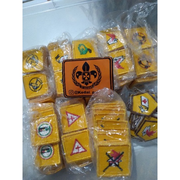 Badge tkk saka bhayangkara bordir