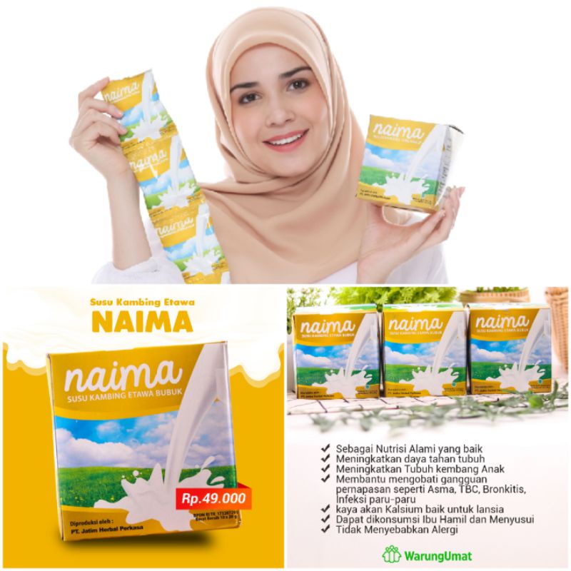 

Naima susu kambing etawa bubuk