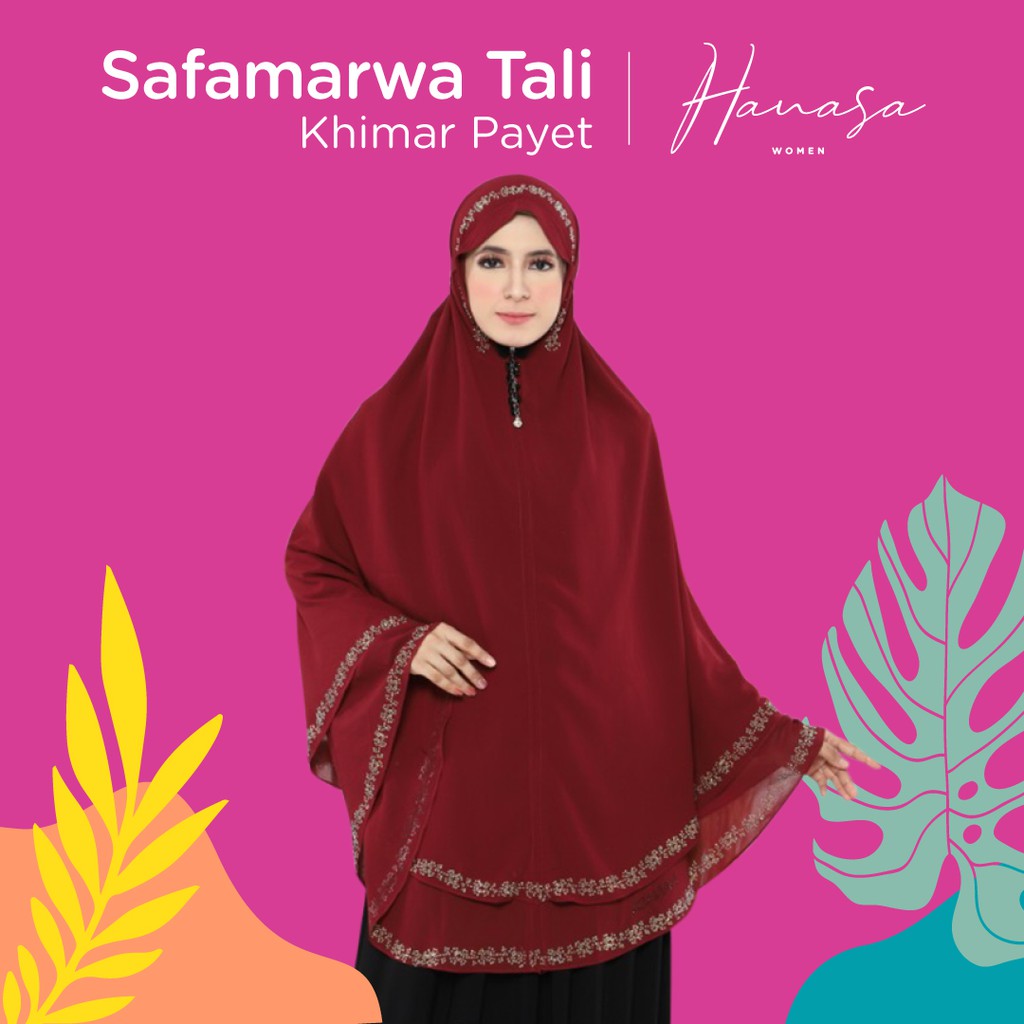 KHIMAR SAFA MARWA CERUTY. KHIMAR PAYET. HIJAB CERUTY. HIJAB PAYET. KHIMAR ORIGINAL HANASA