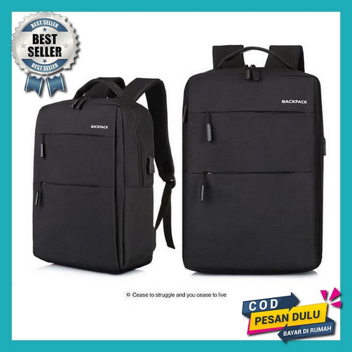 Distro Klub New Arrival - Tas Ransel Laptop Iac Backpack Up To 14 Inch - Tas Pria Tas Wanita Daypack