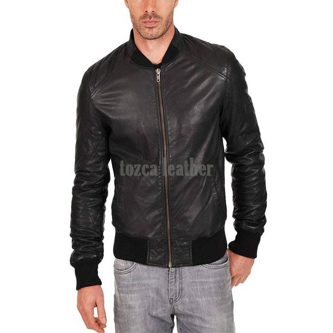 Bomber Jaket Kulit Asli Garut KP94