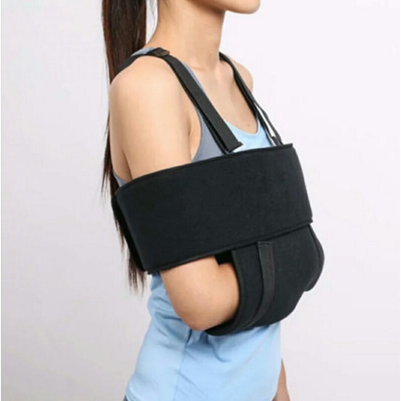 adjustable arm sling shoulder support with bandage, arm and shoulder immobilizer