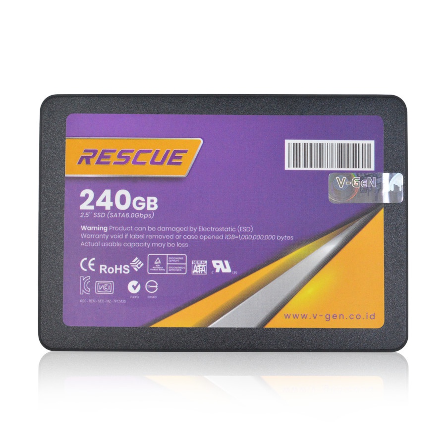 SSD V-GeN VGEN Rescue 240GB SATA 3 Solid State Drive 2.5&quot; Inch Inci