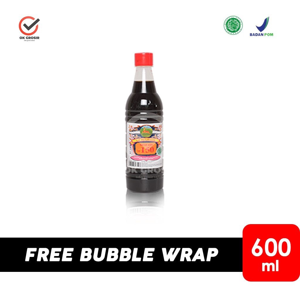 

Kecap Asin Menjangan No 150 (Besar 600 ml)