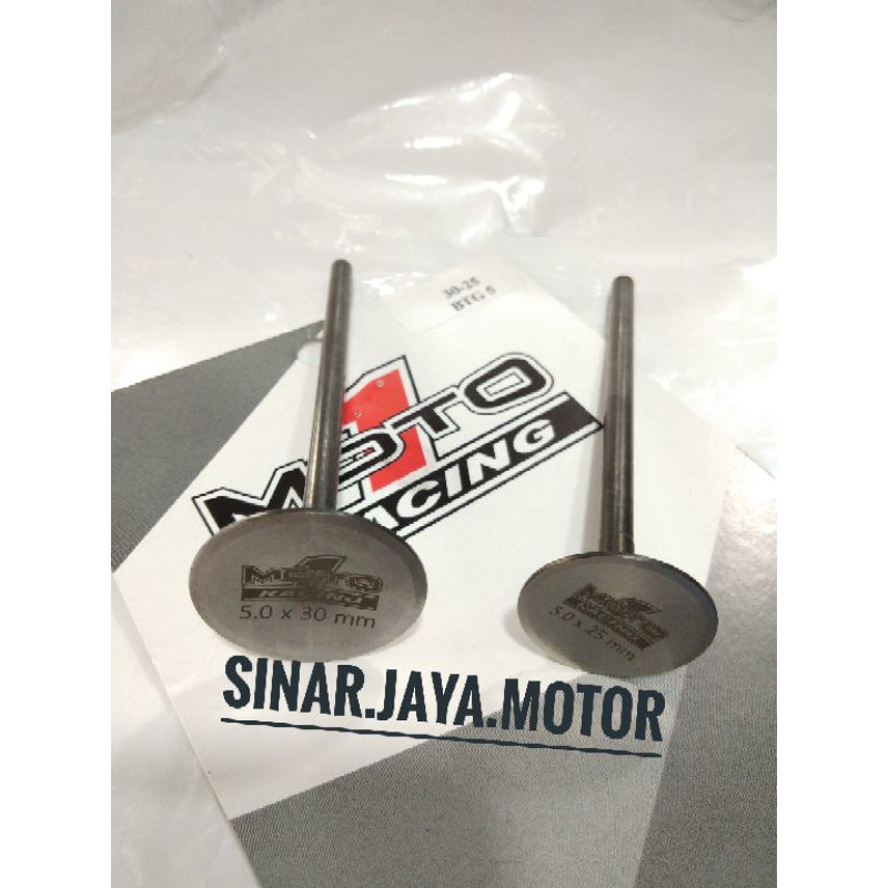 Klep Moto1 moto 1 30/25 Batang 5mm Original