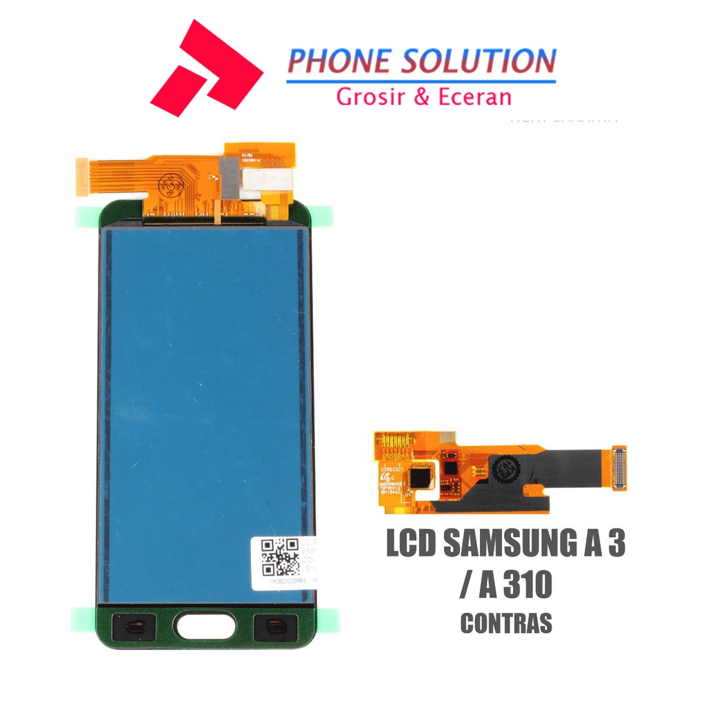 LCD Samsung A3 A310M Fullset Touchscreen // Supplier LCD Samsung - Garansi 1 Bulan