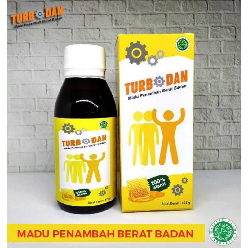 PENMABAH BERAT BADAN TURBODAN - MADU GEMUK BADAN-VITAMIN TUBUH DEWASA PENGEMUK