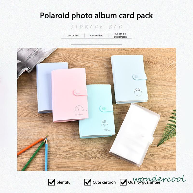 240 Slot Kartu Kartu Bisnis Buku Tiket Film Buku Penyimpanan Album Foto Polaroid 3 inci O-Won