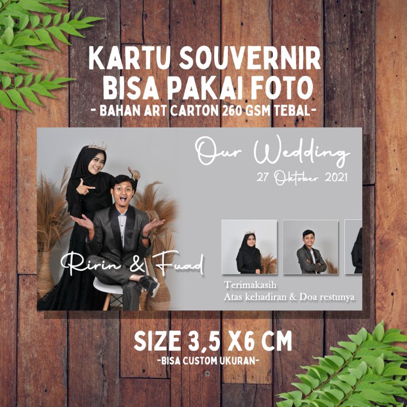 Jual Kartu Ucapan Pakai Foto Kartu Suvernir Pakai Foto Kartu