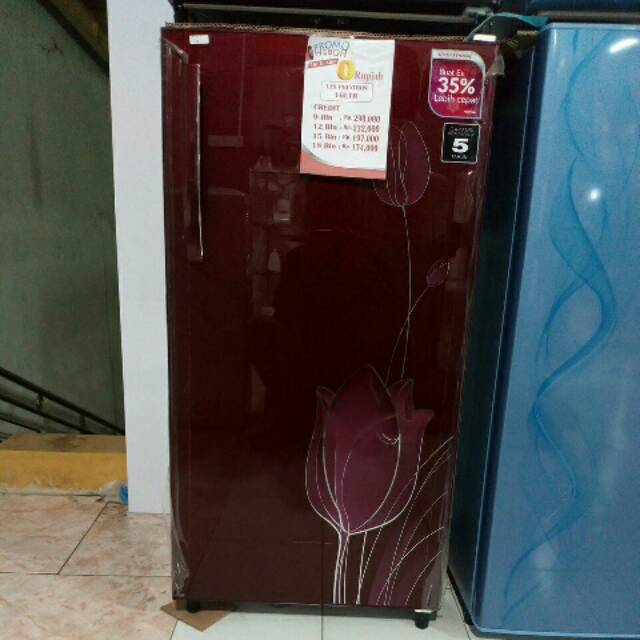 Kulkas 1 Pintu Kaca Polytron PRO 16LTR
