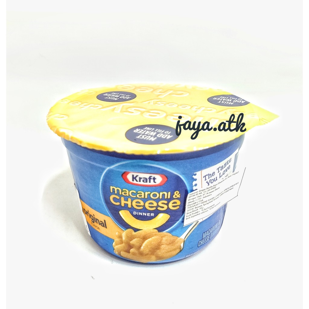 Makaroni Keju Kraft 260 Gram Macaroni Cheese Instan Pasta Instan Mac And Cheese Enak Shopee Indonesia