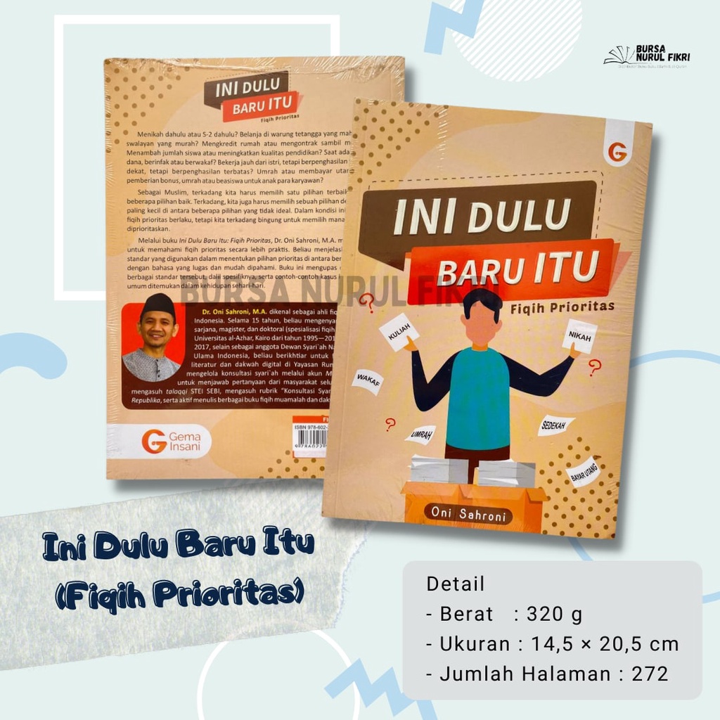 Ini Dulu Baru Itu Dr Oni Sahroni Fiqh Prioritas Original