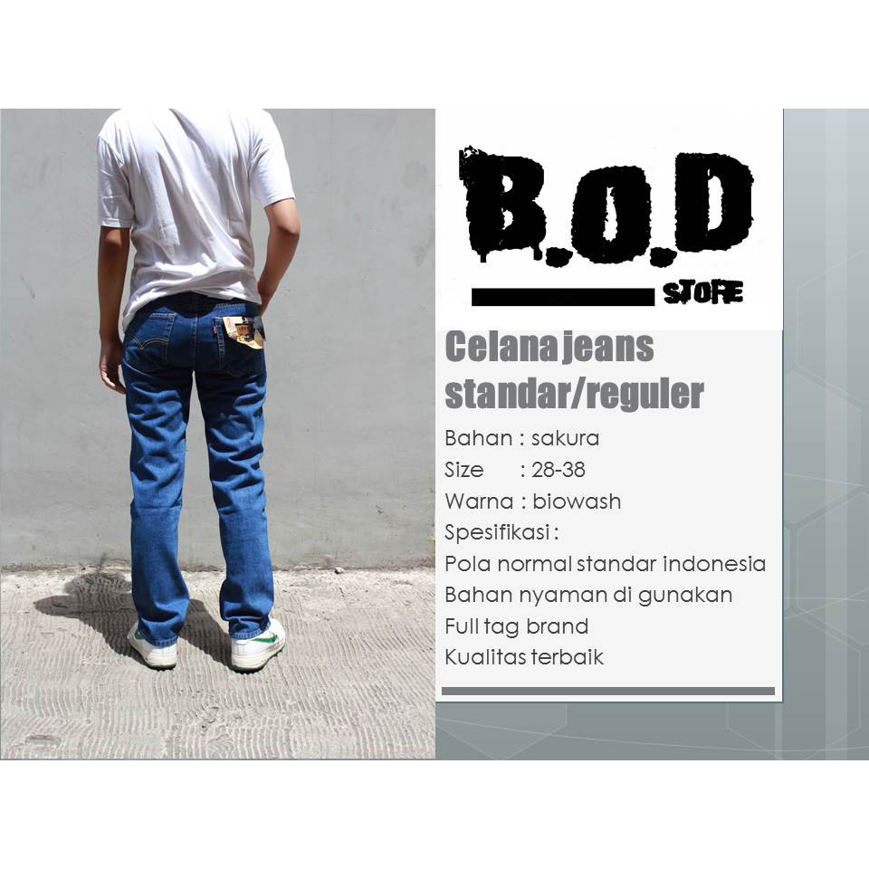 celana jeans levis pria standard murah | biowash | grosir celana jeans,bluewash