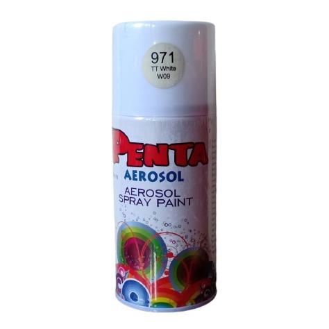 

[DISCOUNT GTG54] Cat semprot pylox PENTA 300 ml ( 971 ) TT White W09 (putih) Agya Ayla Terlaris