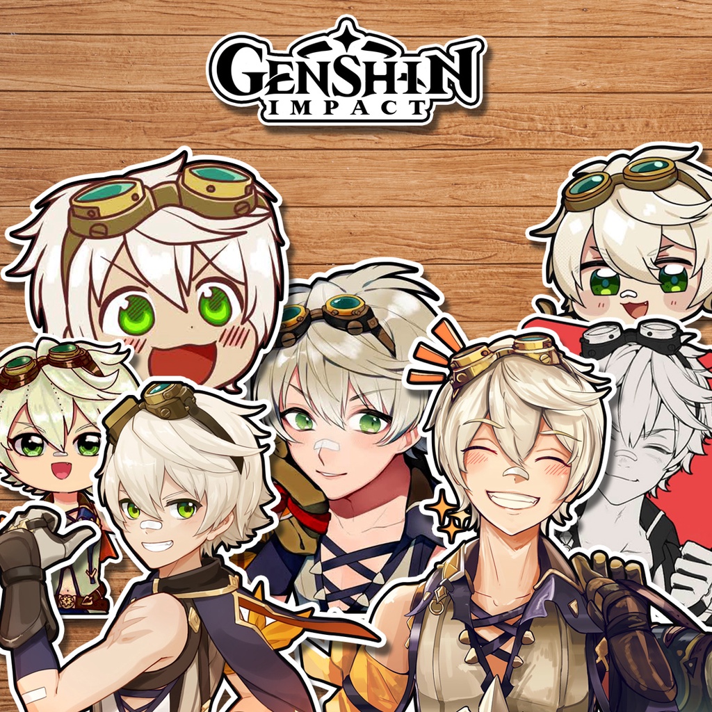 

Sticker genshin impact Bennet / stiker pack anime waterproof