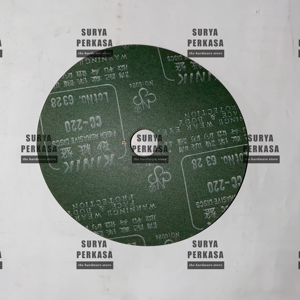 AMPLAS BULAT 4" KINIK GERINDA FIBER DISCH GRIT CC220 / CC 220  Fiber disc 5" inchi / Amplas bulat Me