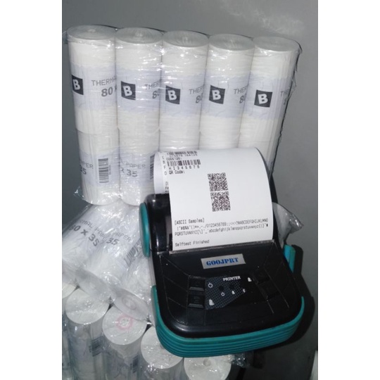 

SLM7 Kertas Thermal 80x35 Coreless 1pack Isi 10roll Struk Kasir