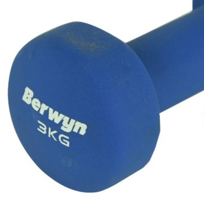 BERWYN NEOPRENE 3 KG DUMBELL / DUMBBELL / BARBELL