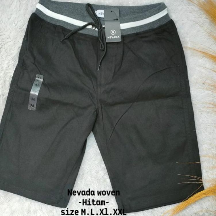 [TG.26Au22υ] Nevada/Diesel celana pendek woven katun cowok branded matahari