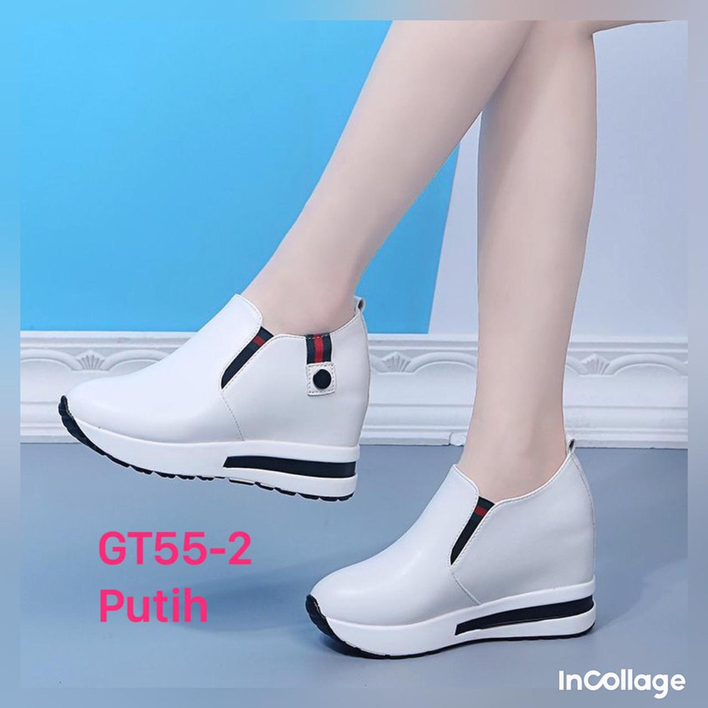 SEPATU WEDGES WANITA IMPOR KOREA GT55-2